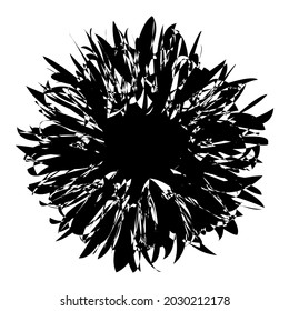 Random amorph, amorphous shape, element vector