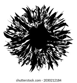 Random amorph, amorphous shape, element vector