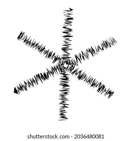 Random amorph, amorphous shape, element vector