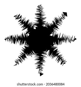 Random amorph, amorphous shape, element vector