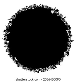 Random amorph, amorphous shape, element vector