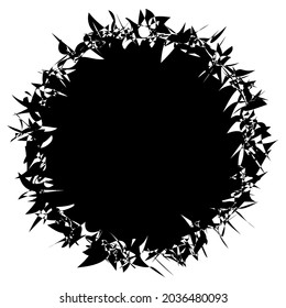 Random amorph, amorphous shape, element vector