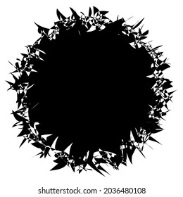 Random amorph, amorphous shape, element vector