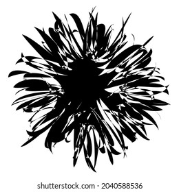 Random amorph, amorphous shape, element vector