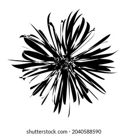 Random amorph, amorphous shape, element vector