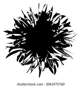 Random amorph, amorphous shape, element vector