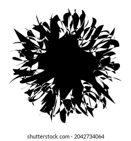 Random amorph, amorphous shape, element vector