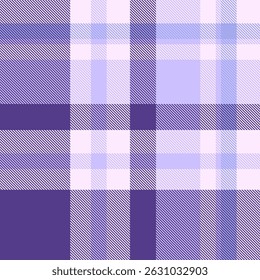 Random background pattern seamless, age fabric vector check. Brand texture plaid tartan textile in indigo and white colors palette.