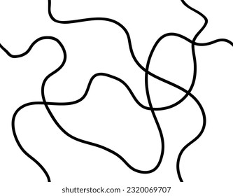 Random black line for background, backdrop, tile, fabric manufacturing