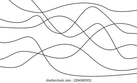 Random Black Line Modern Art Stock Vector (Royalty Free) 2204383931 ...