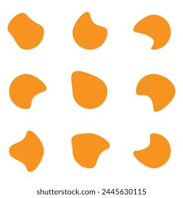 Random blob organic pattern spot shape eps 10