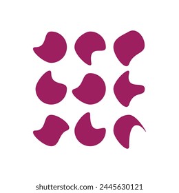 Random blob organic pattern spot shape eps 10