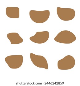 Random blob organic pattern spot shape design eps 10