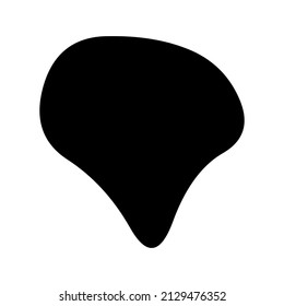 Bloqueo aleatorio, mancha de tinta. Blob orgánico, sangre. Forma Especk.Splat, gráfico de carátula. Gota de líquido, fluido. Pebble, silueta de piedra.Mancha de tinta, forma irregular de la zona de la moquedad. Forma básica, simple, redondeada y lisa