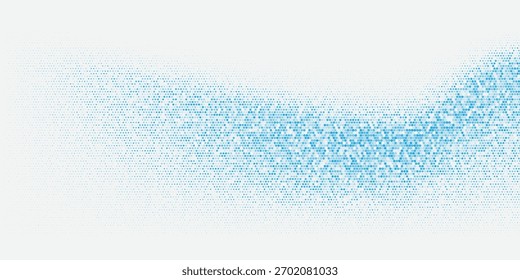 Fondo de textura de semitonos de color azul aleatorio. Fondo creativo aleatorio EPS 10