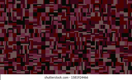 Random chaotic abstract mosaic pattern background - polygonal colorful vector graphic design form rectangles