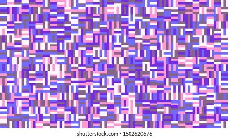 Random chaotic geometrical pattern background - abstract colorful vector illustration