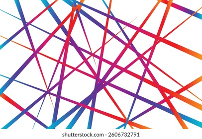 Random chaotic gradient lines abstract geometric pattern texture.