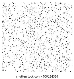Random, chaotic, irregular circles, dots. Black and white vector illustration. The element of design to create layouts, backgrounds, patterns