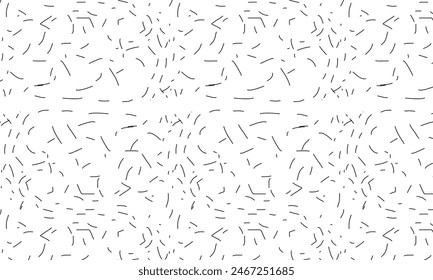 Random chaotic lines abstract geometric background. Irregular artwork and striped tangle. Unusual weird wallpaper and asymmetric effect vector illustration