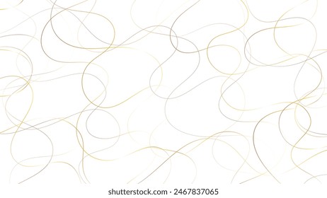 	
Random chaotic lines abstract geometric pattern vector background.	
