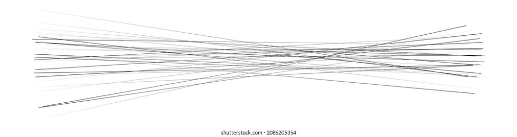 Random, chaotic lines element. Random stripes