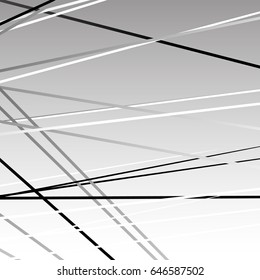Random chaotic lines texture. Abstract geometric illustration