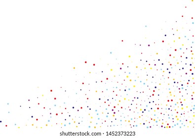 Random, chaotic polka dot. Bright background  for party invites, wedding, cards, phone Wallpapers. Vector illustration. Typographic design.