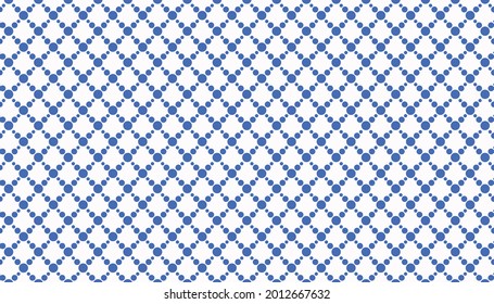 Random Circle Pattern. Blue Pattern Background.