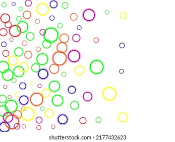 Random circles, dots.  Abstract candy. Vector linear seamless illustration