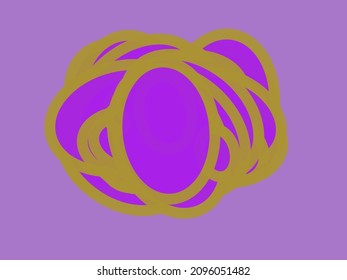 Random circles, ovals, ellipses colorful, multicolor abstract background, pattern, texture. Scattered polychromatic circles contour