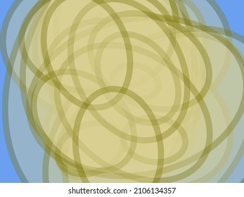 Random circles, ovals, ellipses colorful, multicolor abstract background, pattern, texture. Scattered polychromatic circles contour