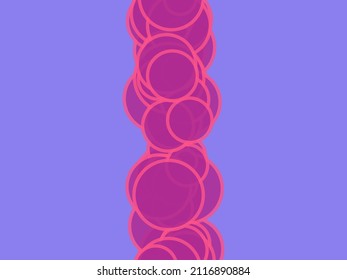 Random circles, ovals, ellipses colorful, multicolor abstract background, pattern, texture. Scattered polychromatic circles contour