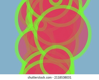 Círculos aleatorios, óvalos, elipses coloridos, multicolor de fondo abstracto, patrón, textura. Contorno de círculos policromáticos dispersos