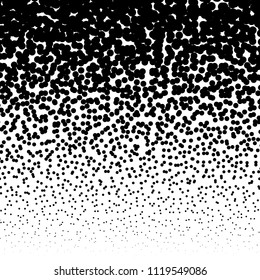 Random circles, pointillist, pointillism pattern. Fading circles
