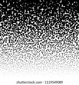 Random circles, pointillist, pointillism pattern. Fading circles
