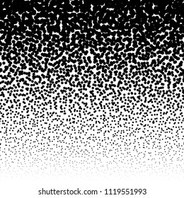 Random circles, pointillist, pointillism pattern. Fading circles