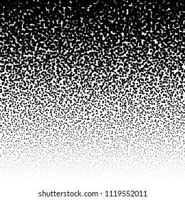 Random circles, pointillist, pointillism pattern. Fading circles