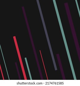 Random Color flowing stripe lines illustration