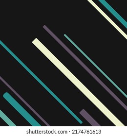 Random Color flowing stripe lines illustration