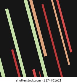 Random Color flowing stripe lines illustration