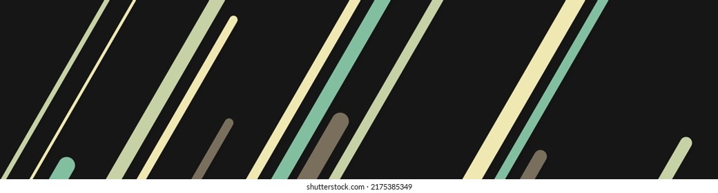 Random Color flowing stripe lines illustration