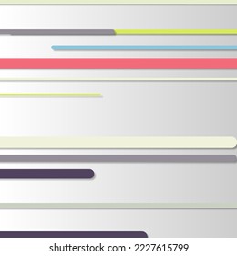 Random Color flowing stripe lines illustration