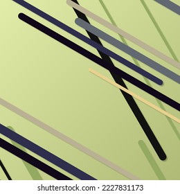 Random Color flowing stripe lines illustration