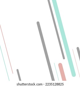 Random Color flowing stripe lines illustration