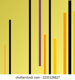 Random Color flowing stripe lines illustration