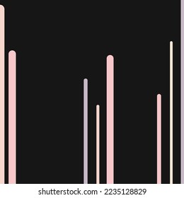 Random Color flowing stripe lines illustration