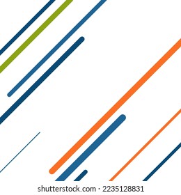 Random Color flowing stripe lines illustration