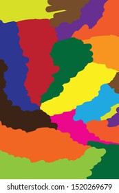 Random color plates. abstract background