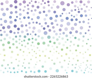 Random Color Pointism Style Background Abstract Color Patterns with Irregular and Confused Points, Dots, and Circles. Vector plot